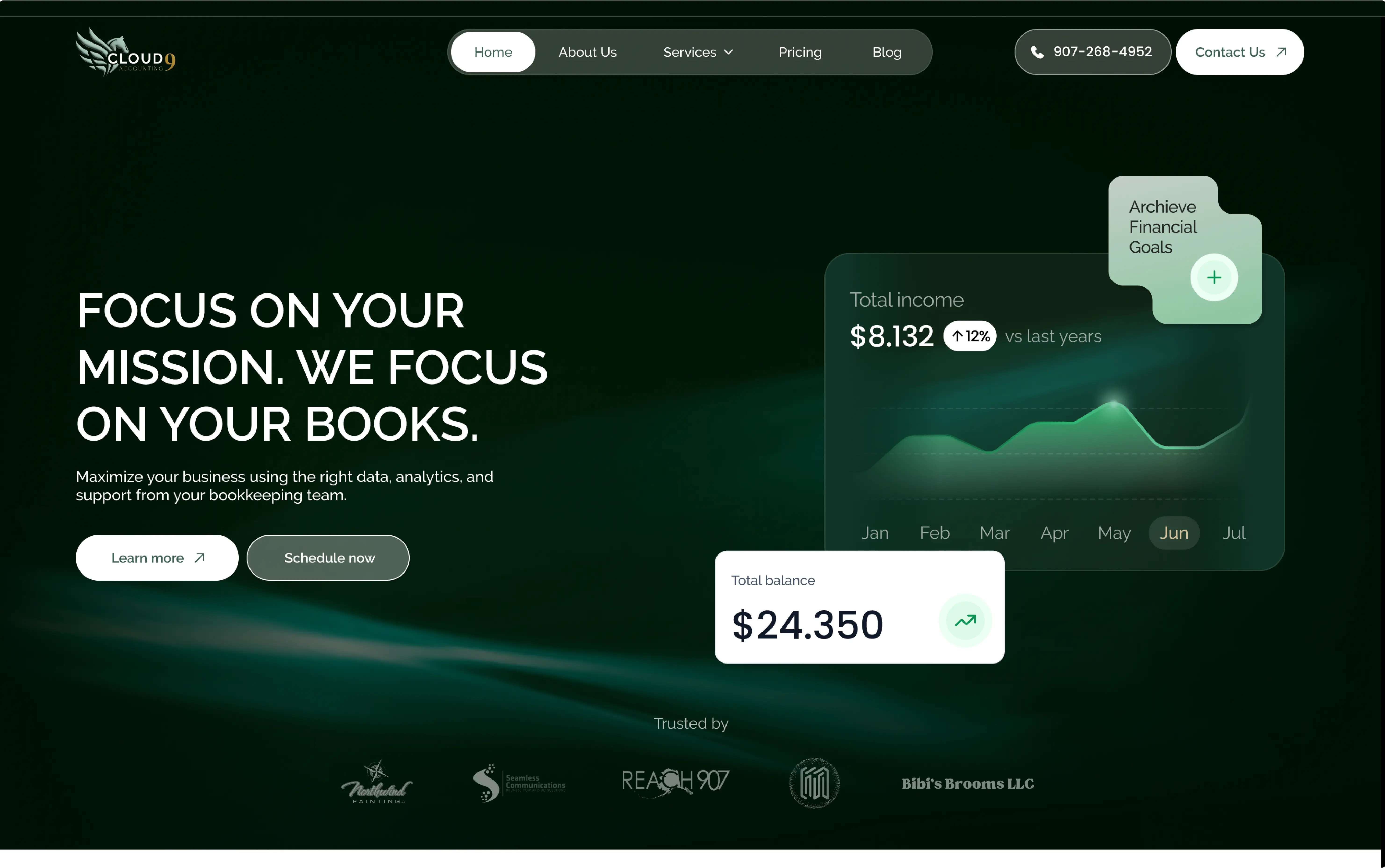 Cloud 9 Accounting website