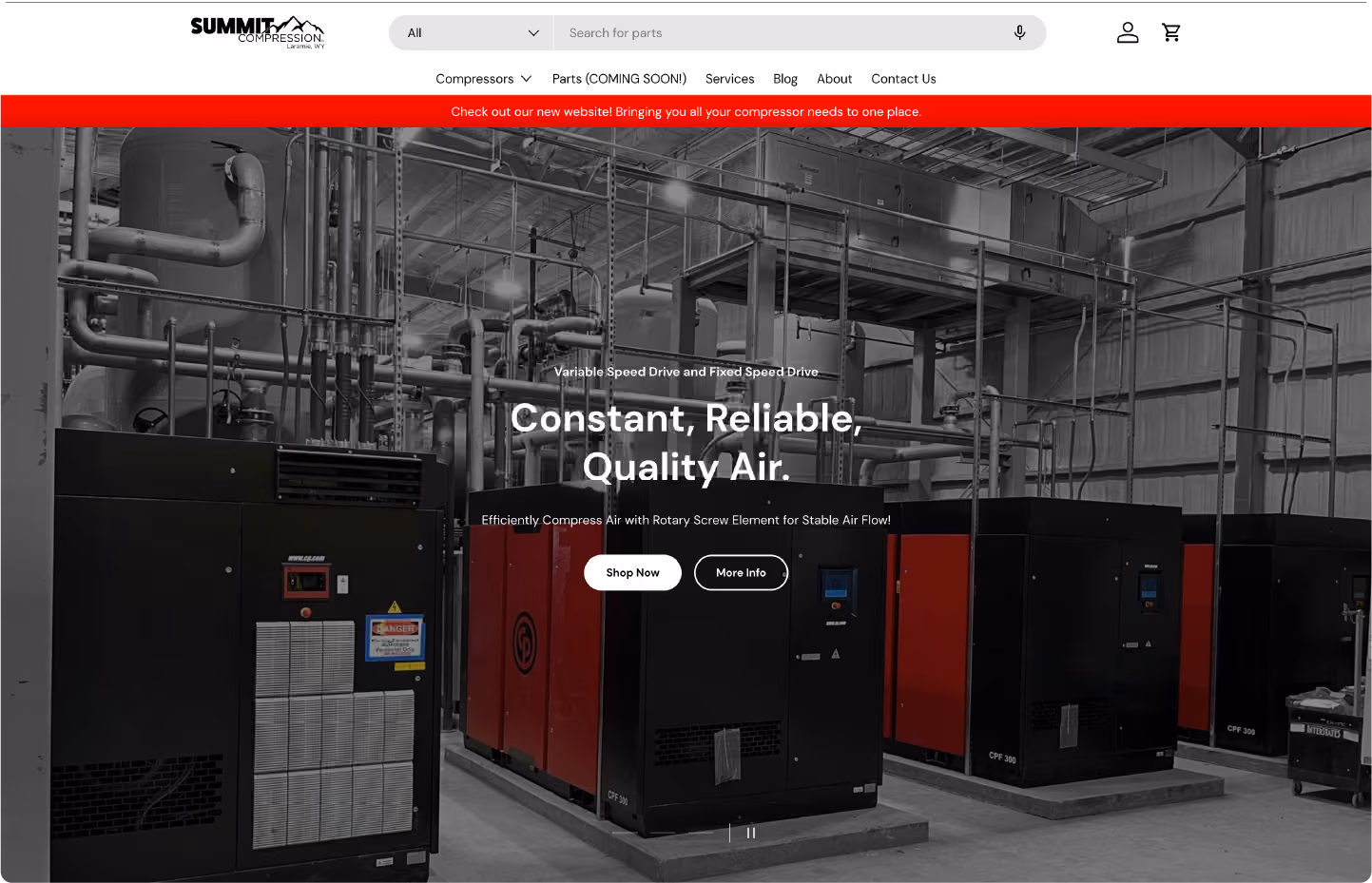 Summit Compression website