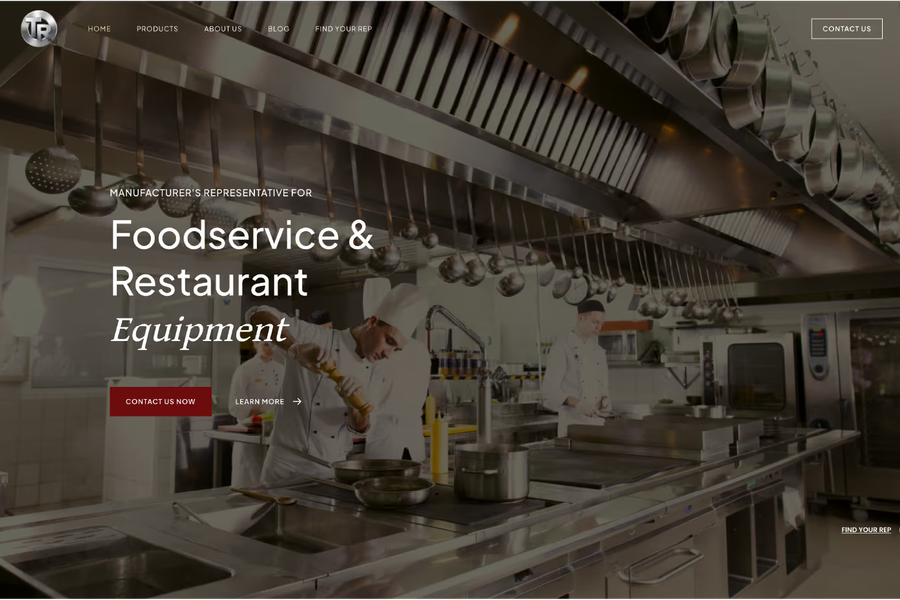 Tom Redditt Foodservice Solutions: brand and web work by Mondo