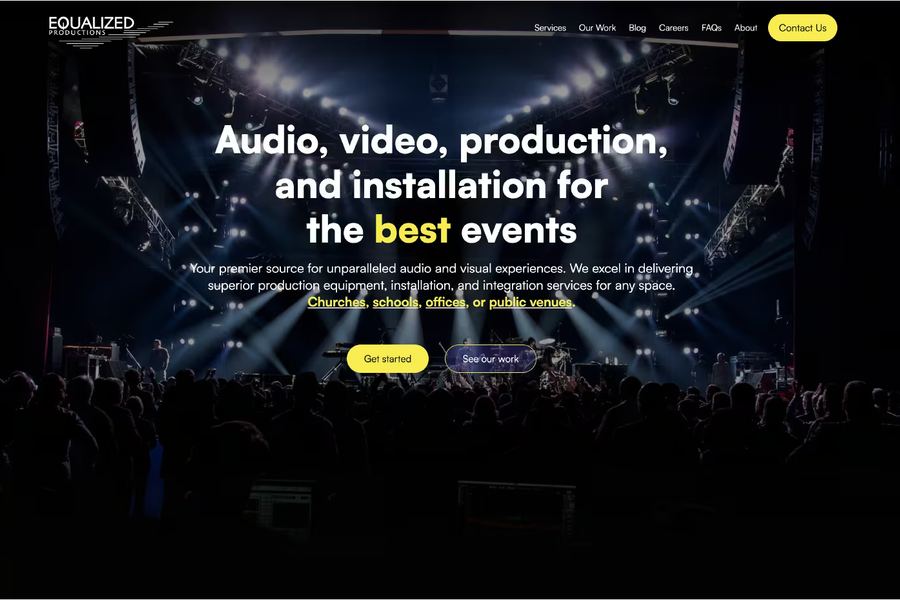 Equalized Productions: brand and web work by Mondo