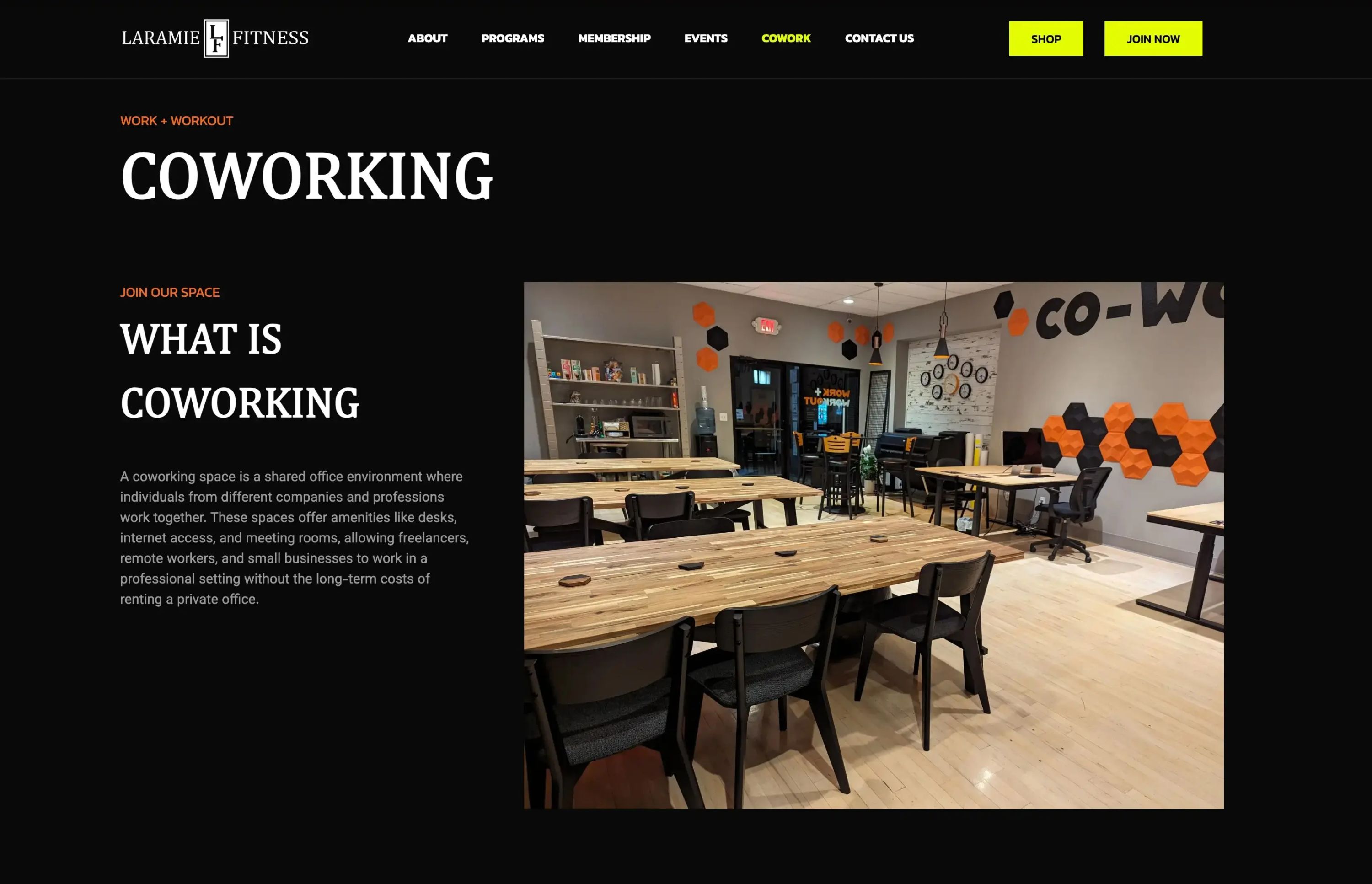 LF (Laramie Fitness) Cowork